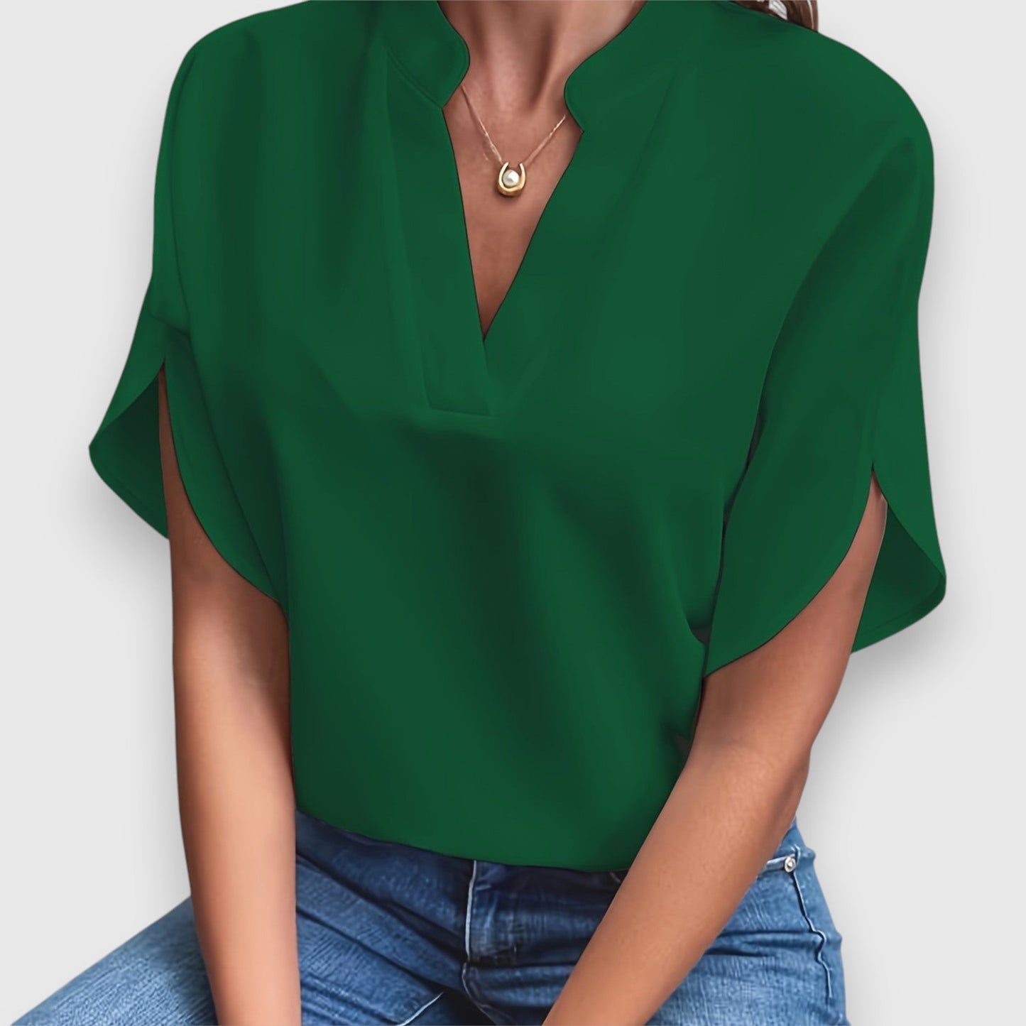 Dames Blouse Elegante Pasvorm Chiffon