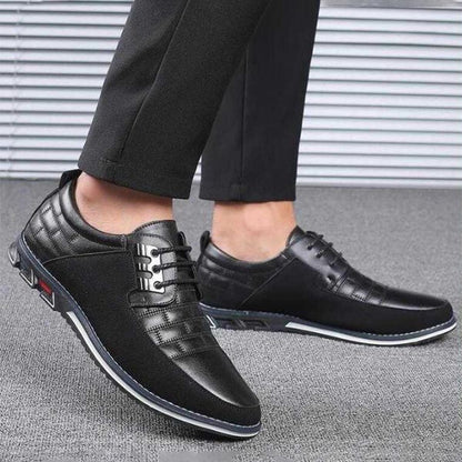 Zwarte Heren Schoenen Formal Business Stijl