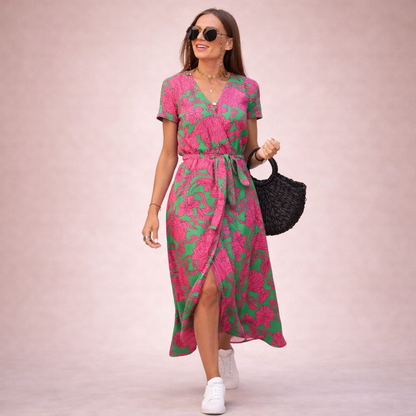 Zomer Wikkeljurk Luchtig en Elegante Jurk voor Vrouw