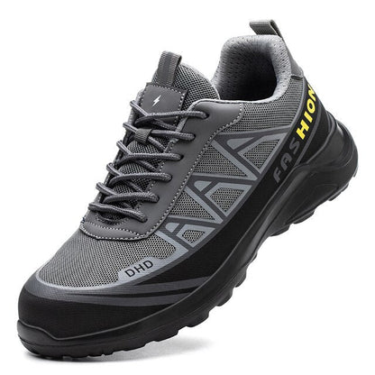 Werkschoenen S3 Veiligheidsschoenen Stalen Neus Antislip Zwart Grijs 39-46 Bouw Industrie Werk Bescherming
