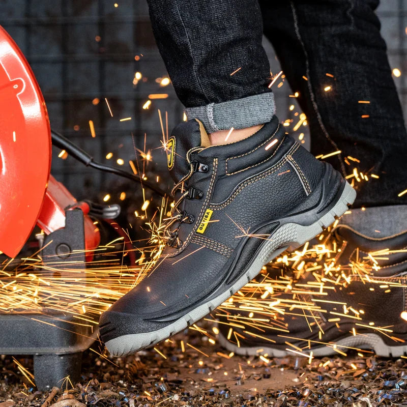 Veiligheidsschoenen Heren | Anti-prik & Antislip Grip