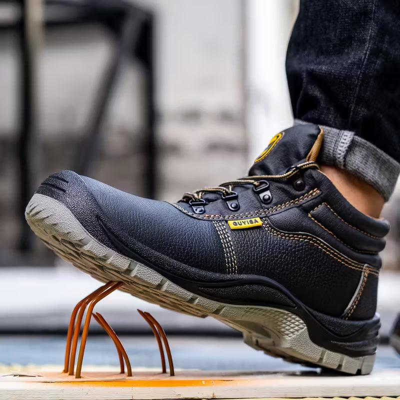 Veiligheidsschoenen Heren | Anti-prik & Antislip Grip