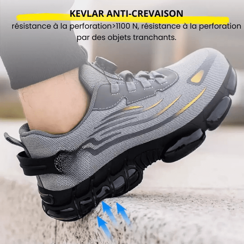 Werkschoenen met Stalen Neus en Antislip Rubberzool voor Maximale Veiligheid
