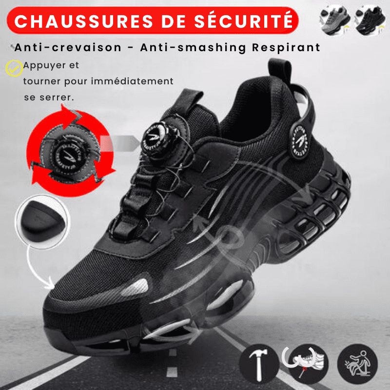 Werkschoenen met Stalen Neus en Antislip Rubberzool voor Maximale Veiligheid