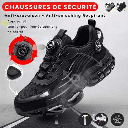 Werkschoenen met Stalen Neus en Antislip Rubberzool voor Maximale Veiligheid