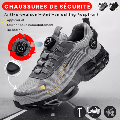 Werkschoenen met Stalen Neus en Antislip Rubberzool voor Maximale Veiligheid