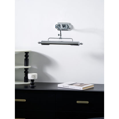 Vellichor Wandlamp met Verstelbare Arm - Zwanenhals Leeslamp voor Schilderijen en Spiegels - Industriële Wandverlichting