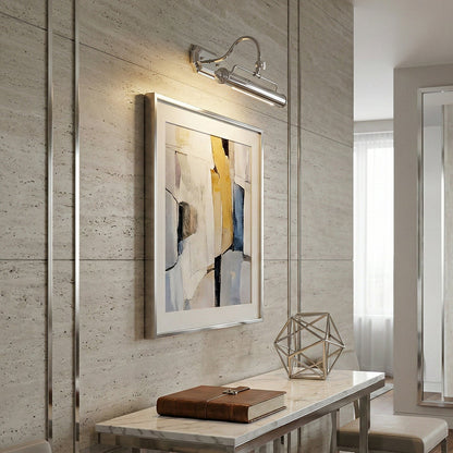 Vellichor Wandlamp met Verstelbare Arm - Zwanenhals Leeslamp voor Schilderijen en Spiegels - Industriële Wandverlichting