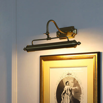 Vellichor Wandlamp met Verstelbare Arm - Zwanenhals Leeslamp voor Schilderijen en Spiegels - Industriële Wandverlichting