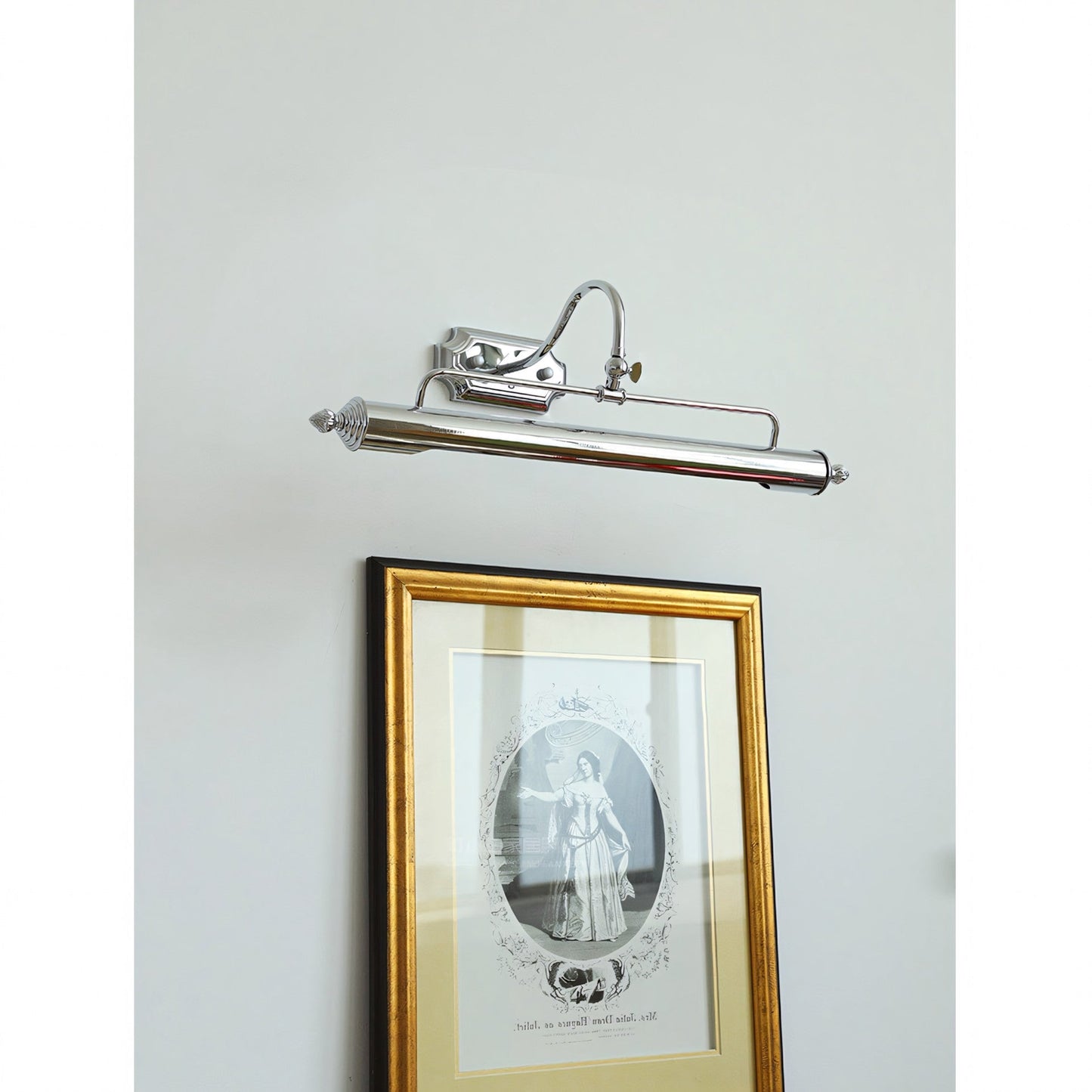 Vellichor Wandlamp met Verstelbare Arm - Zwanenhals Leeslamp voor Schilderijen en Spiegels - Industriële Wandverlichting