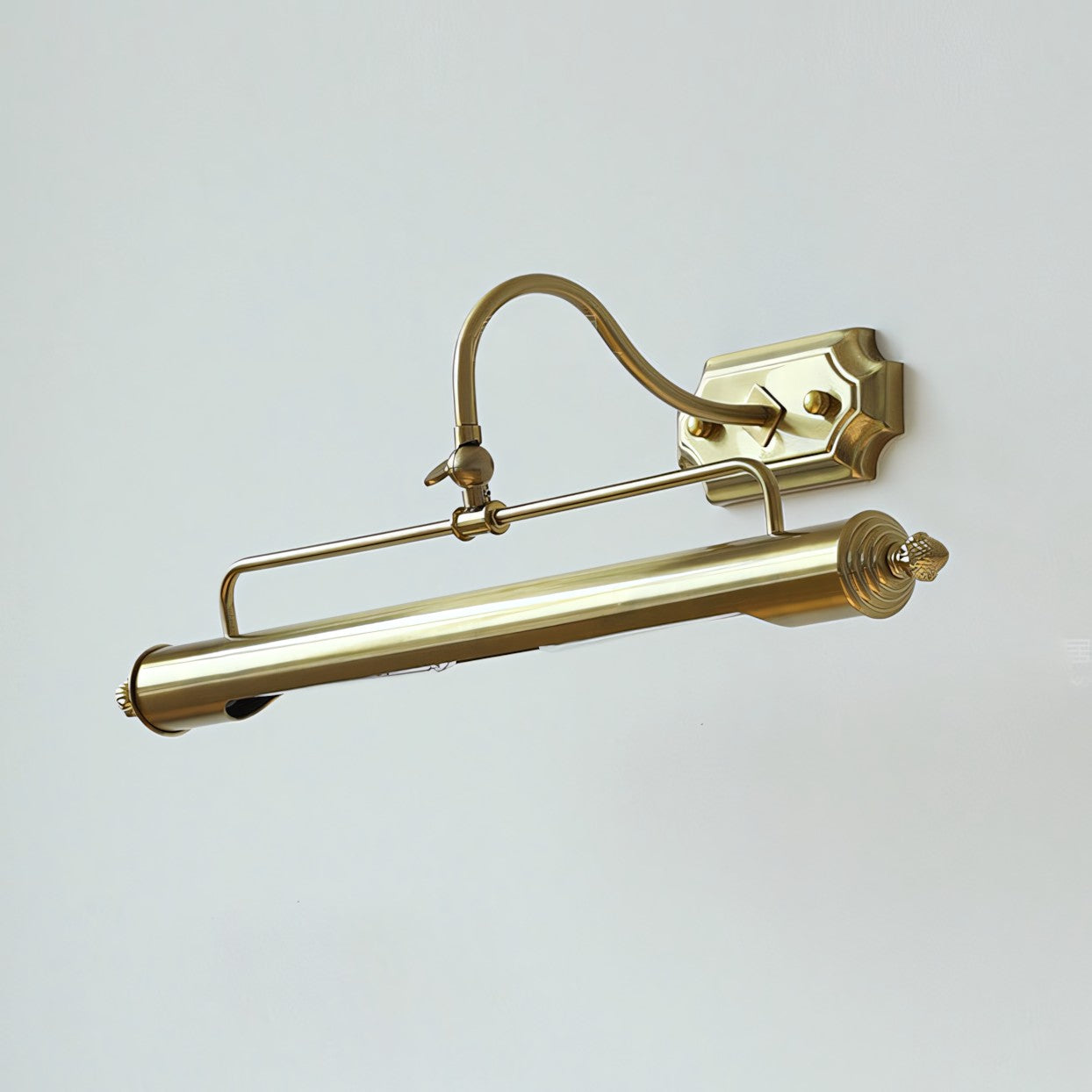 Vellichor Wandlamp met Verstelbare Arm - Zwanenhals Leeslamp voor Schilderijen en Spiegels - Industriële Wandverlichting