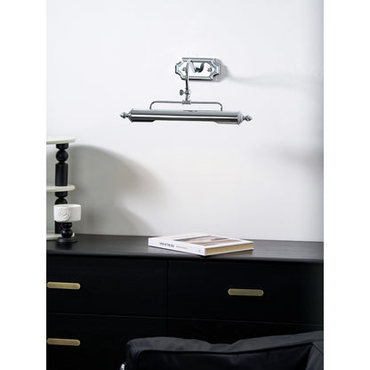 Vellichor Wandlamp met Verstelbare Arm - Zwanenhals Leeslamp voor Schilderijen en Spiegels - Industriële Wandverlichting