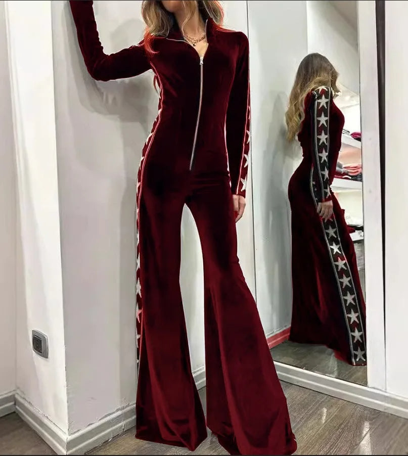 Elegante vrouwenbroek Wijd Model Comfortabele Stof