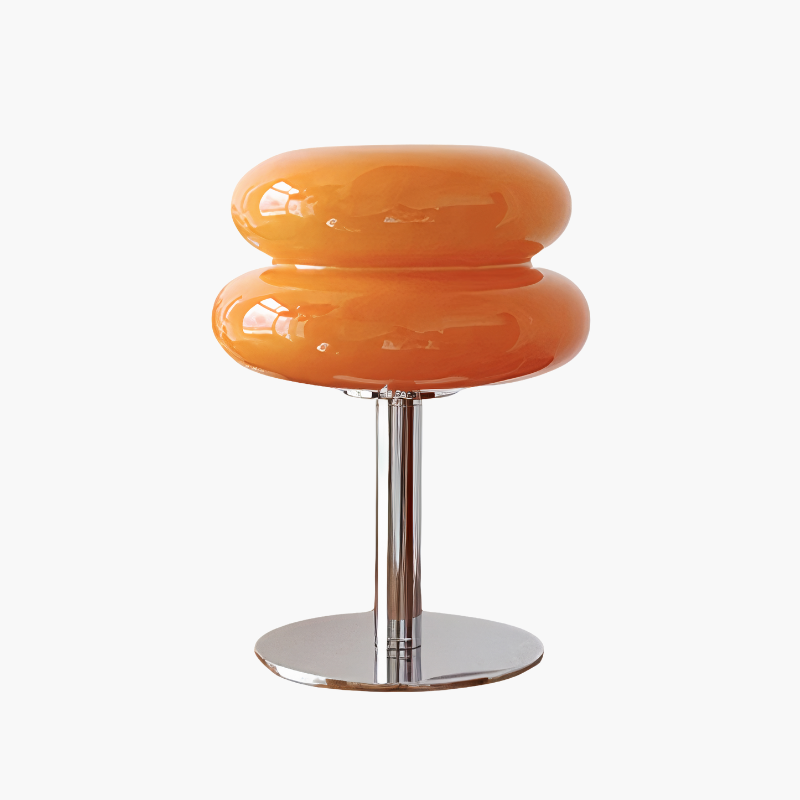Designer Tafellamp met Touch Bediening Glas en Metaal Dimbaar LED Verlichting Modern Sfeerlamp voor Woonkamer en Slaapkamer