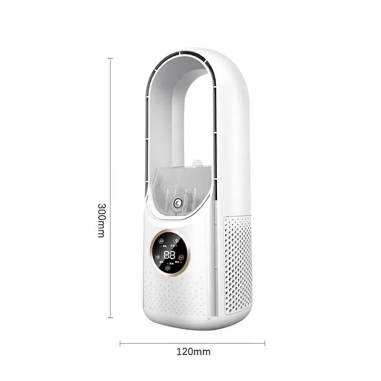 Draadloze Compacte Luchtkoeler met Stille Ventilator – Handig USB-Apparaat voor Thuis en Kantoor – 100ml Watertank