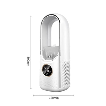 Draagbare Aircooler USB Mini Ventilator 6 Standen 100ml Slaapkamer Bureau Stil Energiezuinig Wieltjes Afstandsbediening