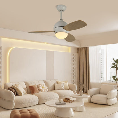 Plafondventilator met Verlichting Minimalistische Stijl 3 Bladen