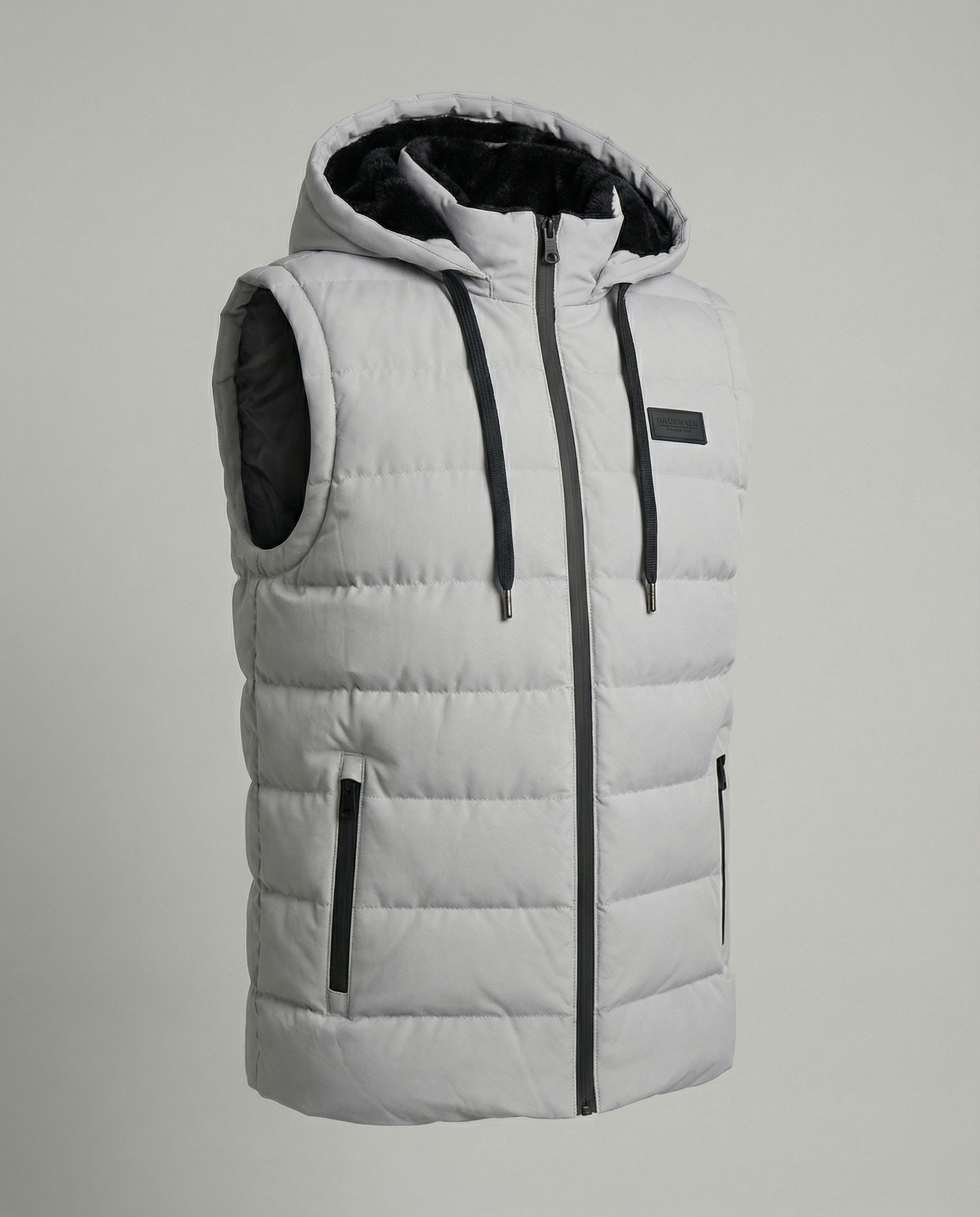 Vento | Gewatteerd Mouwloos Puffervest met Capuchon 4