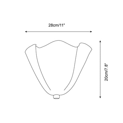 Glazen wandlamp 2x E27 glas beige badkamer hal woonkamer dimbare wandverlichting vochtbestendig