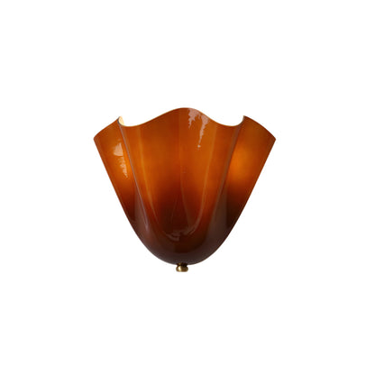 Glazen wandlamp 2x E27 glas beige badkamer hal woonkamer dimbare wandverlichting vochtbestendig