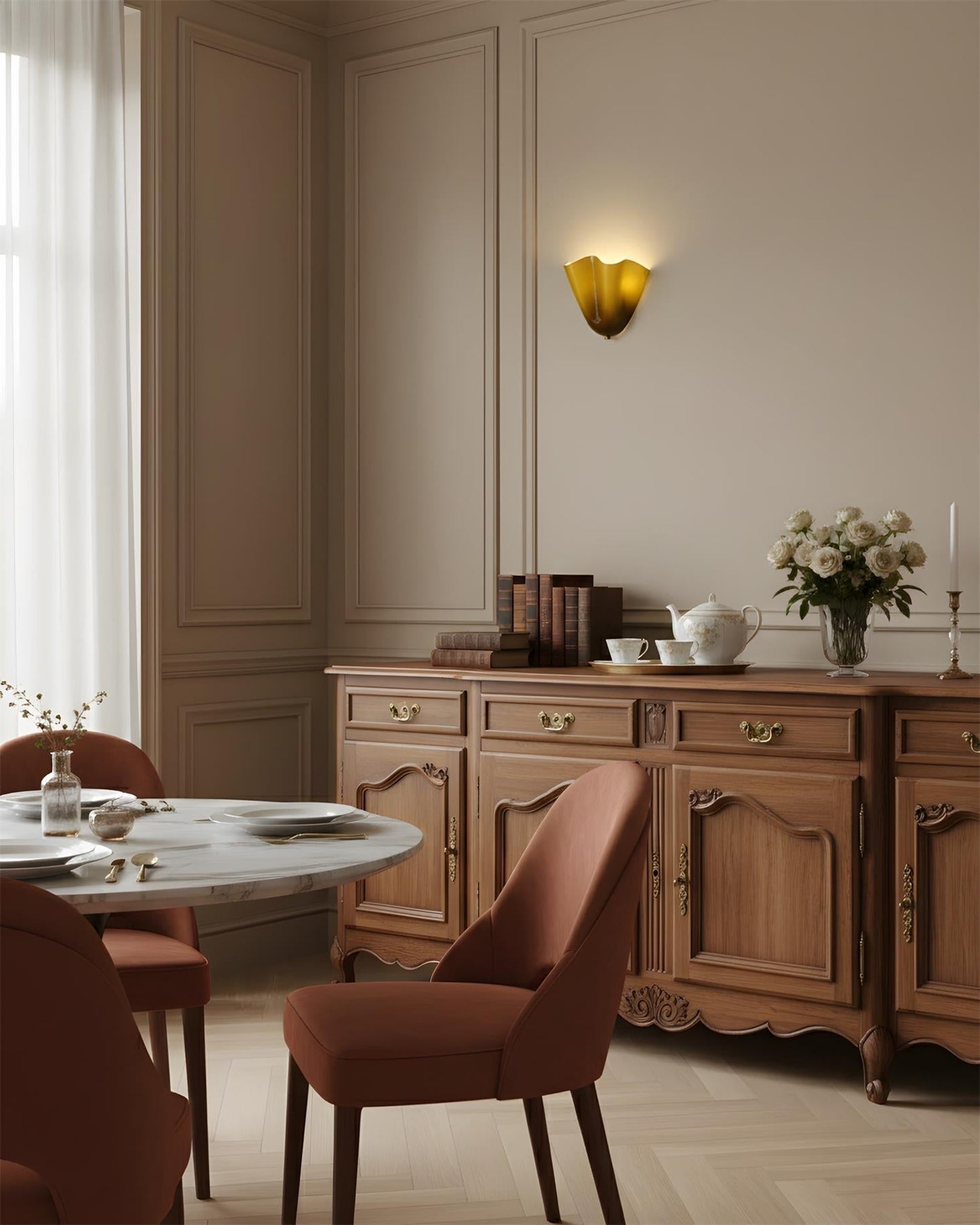 Design Wandlamp van Handgeblazen Glas – Sculpturale Wandverlichting voor Modern Interieur