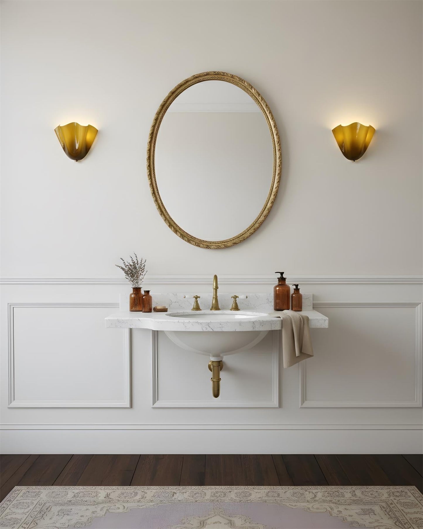 Design Wandlamp van Handgeblazen Glas – Sculpturale Wandverlichting voor Modern Interieur