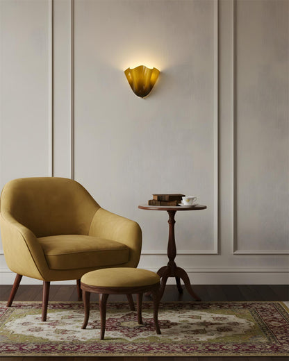Design Wandlamp van Handgeblazen Glas – Sculpturale Wandverlichting voor Modern Interieur