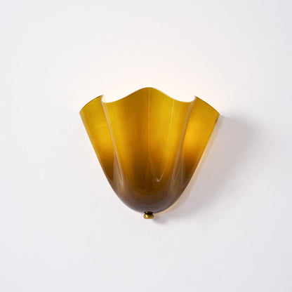Design Wandlamp van Handgeblazen Glas – Sculpturale Wandverlichting voor Modern Interieur