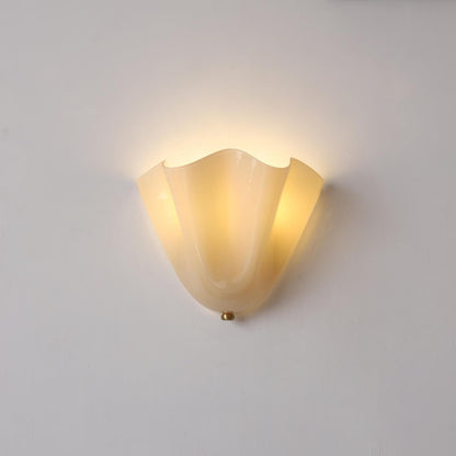 Design Wandlamp van Handgeblazen Glas – Sculpturale Wandverlichting voor Modern Interieur