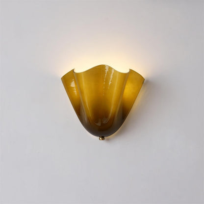 Design Wandlamp van Handgeblazen Glas – Sculpturale Wandverlichting voor Modern Interieur