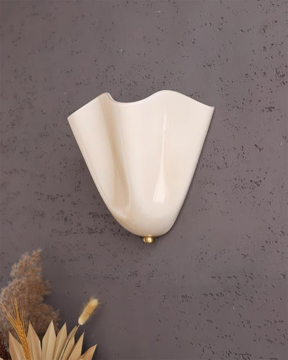 Design Wandlamp van Handgeblazen Glas – Sculpturale Wandverlichting voor Modern Interieur