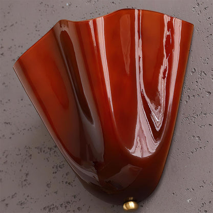 Design Wandlamp van Handgeblazen Glas – Sculpturale Wandverlichting voor Modern Interieur