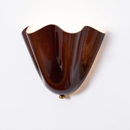 Design Wandlamp van Handgeblazen Glas – Sculpturale Wandverlichting voor Modern Interieur