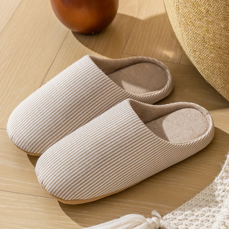 Pantoffels Gestreept Warm met Antislipzolen - StudioMarella