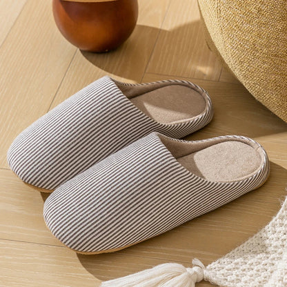 Pantoffels Gestreept Warm met Antislipzolen