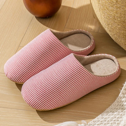 Pantoffels Gestreept Warm met Antislipzolen