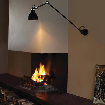Verstelbare Wandlamp Zwart Mat 15cm Breedte Met Scharnierende Arm Voor Leeshoek Kantoor Werklamp Modern Design