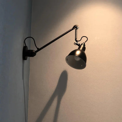 Verstelbare Wandlamp Zwart Mat 15cm Breedte Met Scharnierende Arm Voor Leeshoek Kantoor Werklamp Modern Design