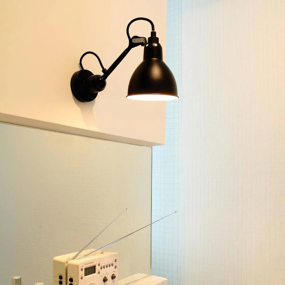 Verstelbare Wandlamp Zwart Mat 15cm Breedte Met Scharnierende Arm Voor Leeshoek Kantoor Werklamp Modern Design