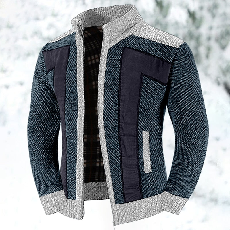 Vest Heren Met Rits | Warmtecomfort & Opstaande Kraag