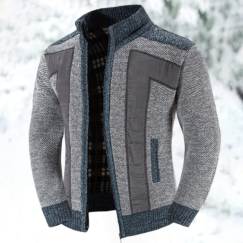 Heren Vest Warm Isolatie Rits Kraag - StudioMarella