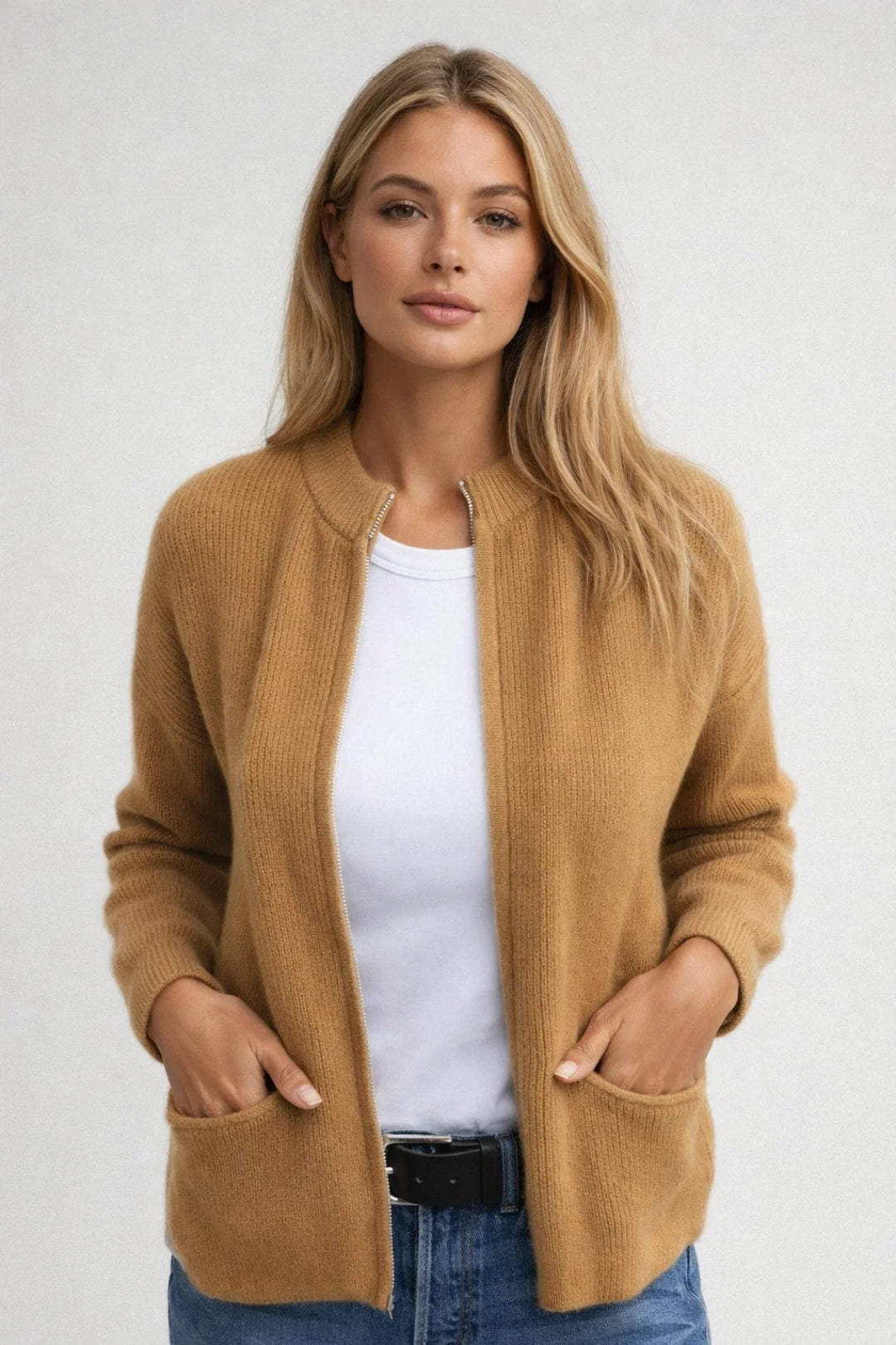 Dames Vest Met Zakken Comfortabel Herfst Collectie