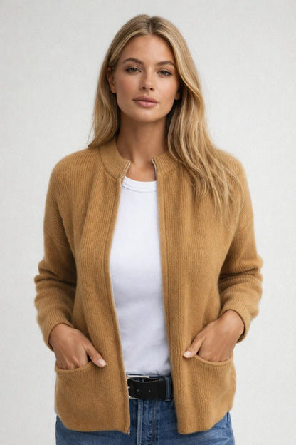 Dames Vest Met Zakken Comfortabel Herfst Collectie