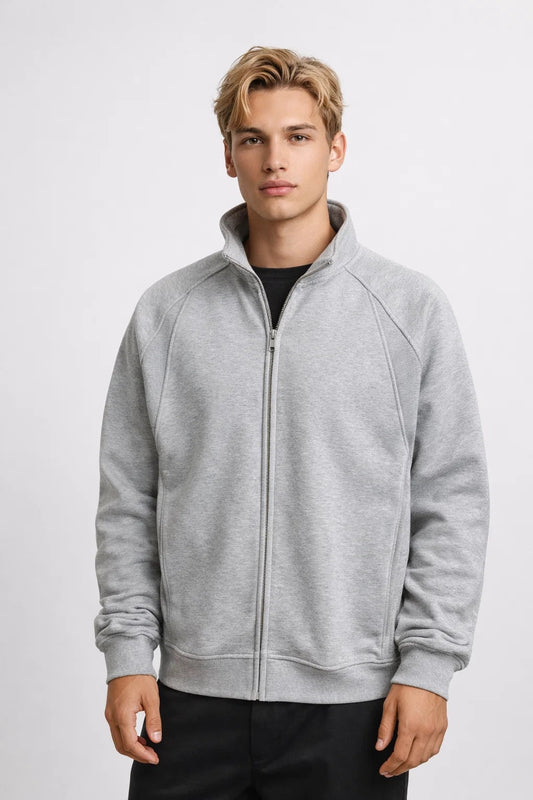 Heren Vest Zip Model Casual Met Opstaande Kraag - StudioMarella