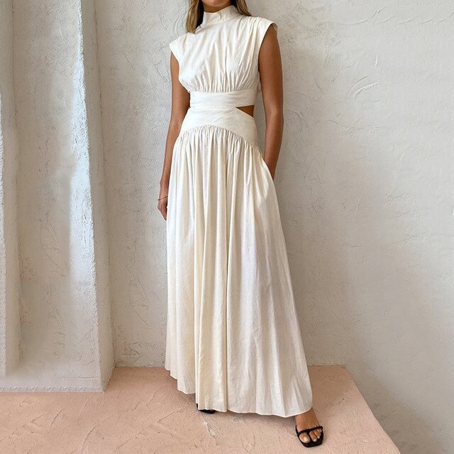 Korte Elegante Jurk Eleni Stijlvolle Zomerjurk