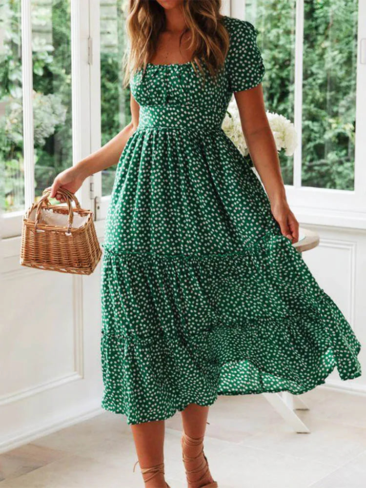 Zomerjurk Boho Stijl Vrouwenjurk Lente Zomer