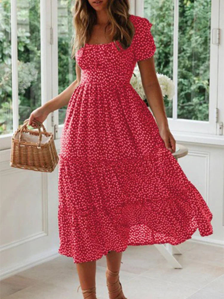 Zomerjurk Boho Stijl Vrouwenjurk Lente Zomer