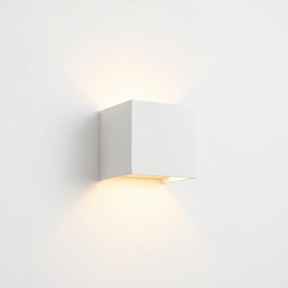 Verstelbare LED Wandlamp Modern Warm Wit Aluminium Design Cube voor Hal en Woonkamer