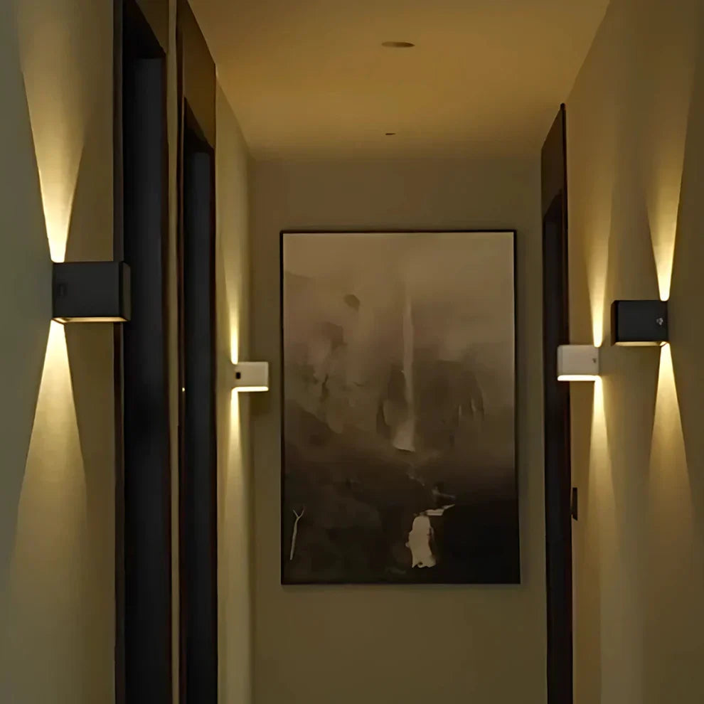 Verstelbare LED Wandlamp Modern Warm Wit Aluminium Design Cube voor Hal en Woonkamer