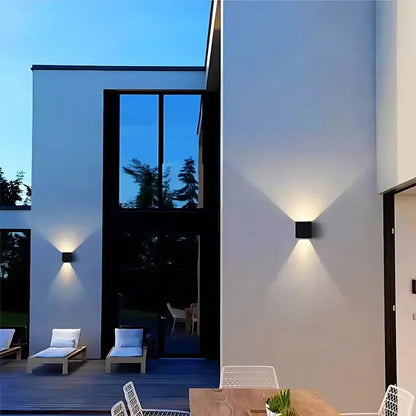 Verstelbare LED Wandlamp Modern Warm Wit Aluminium Design Cube voor Hal en Woonkamer